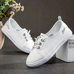 Women's Lace Up Comfortable Flat Sneakers