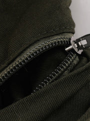 Men's Plush Outdoor Jacket Hooded Winter Coat