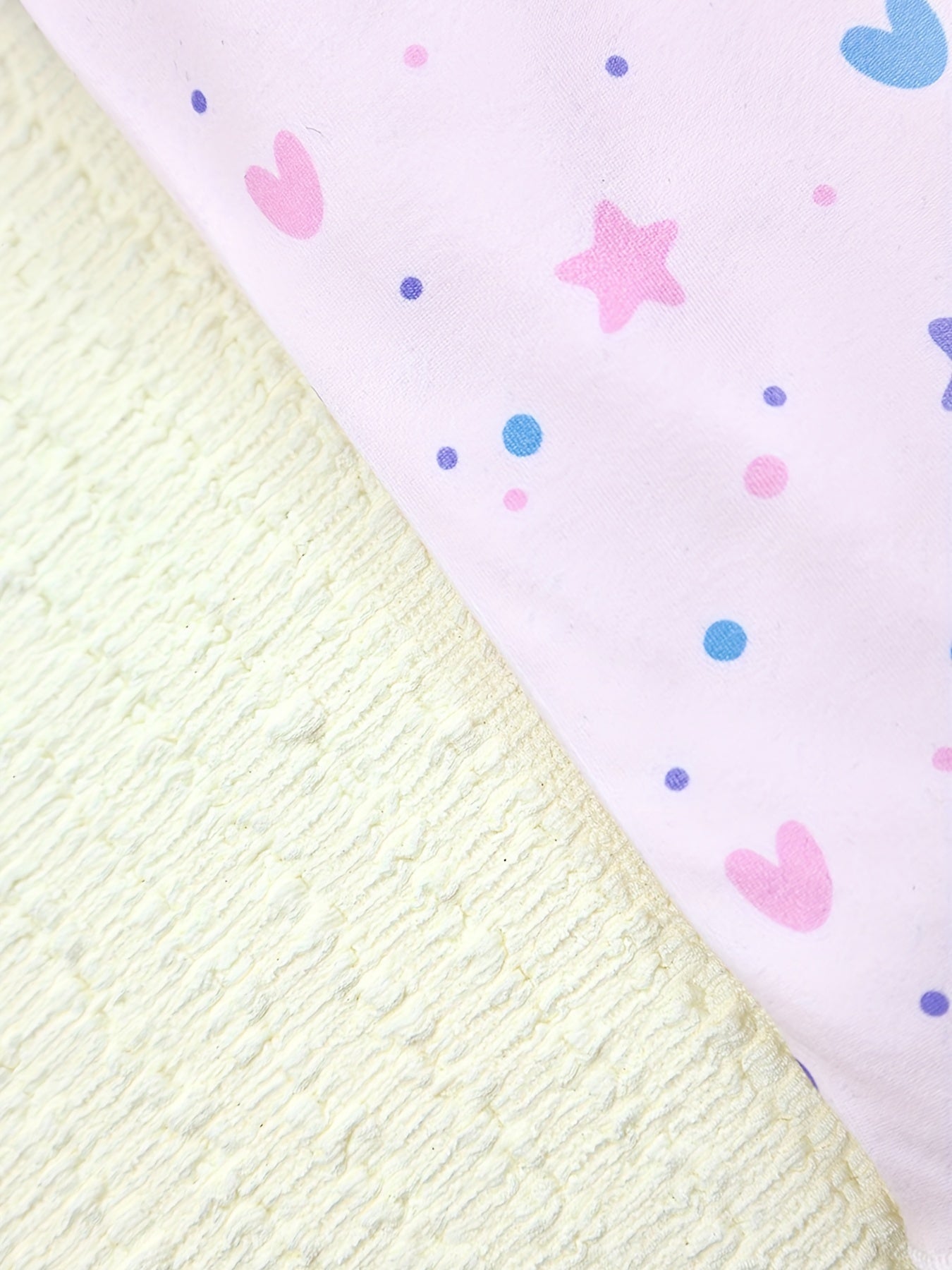 2pcs Toddler Baby Girls Cropped Leggings Flower Heart Allover Print Crop Pants