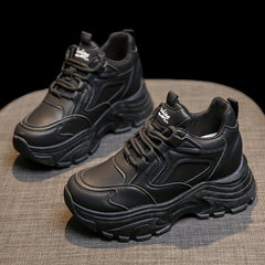 Thick Sole Shock Absorption Running Shoes Casual Wear Resistance Dad Shoes