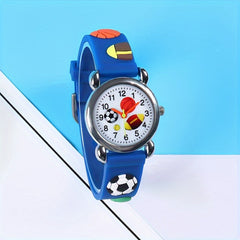 Stylish Boys Sports Electronic Watch with 3D Printed Designs