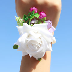 Rose Wrist Corsage Wedding Bride Bridesmaids Corsages