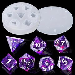 Resin Dice Silicone Mold Polyhedral Dice Molds - Board Game Crafting