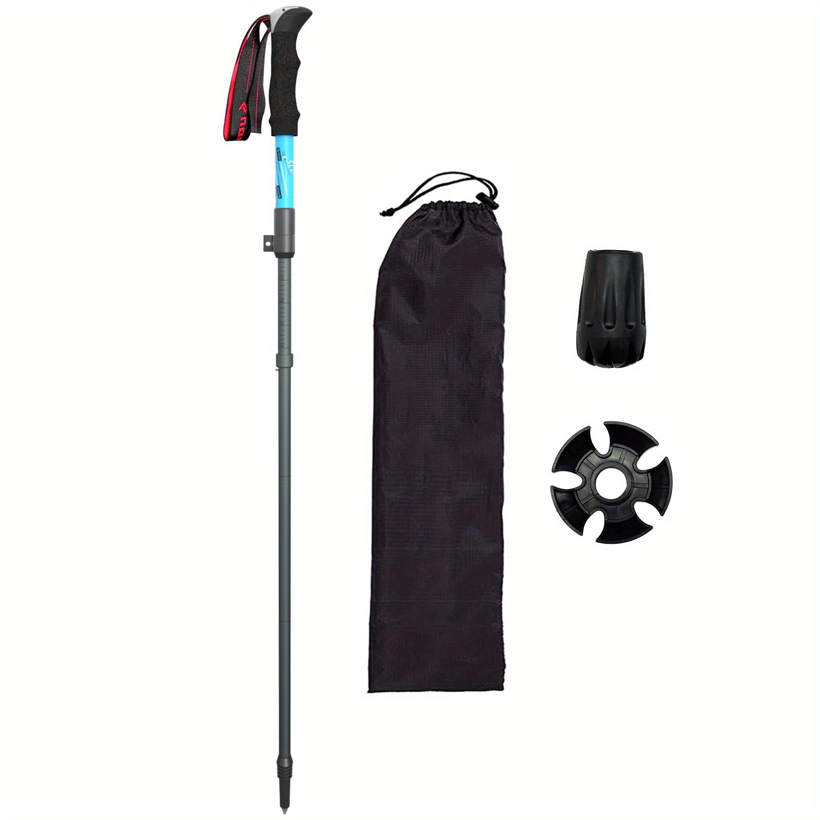 Portable Aluminum Hiking Pole with Enhanced Stability