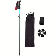 Portable Aluminum Hiking Pole with Enhanced Stability
