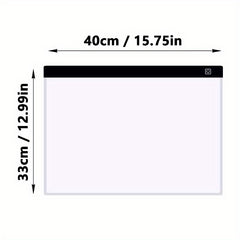 A3 Dimmable Led Light Pad Drawing Board Tracing Light Box