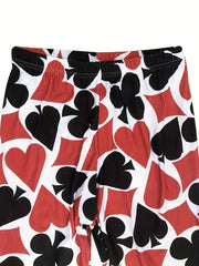All Over Print Skinny Leggings Casual Stretchy Leggings Women's Clothing