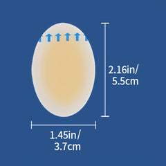 10pcs Invisible Silicone Heel Protector Waterproof Foot Patch