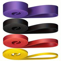 4pcs Yoga Resistance Bands Fitness Pull Up Bands Workout Equipment