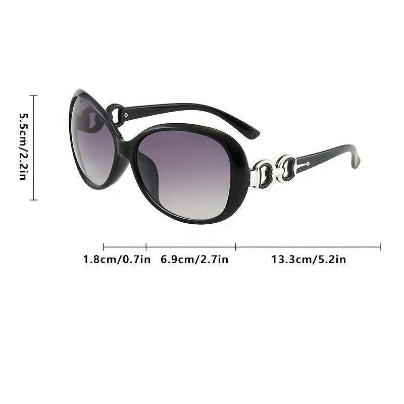 Oval Frame Sunglasses Vintage Cat Eye Glasses UV400