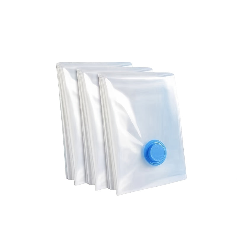 3Pcs Vacuum Compression Storage Bags Clothes Sweaters Blankets Quilts with Pump