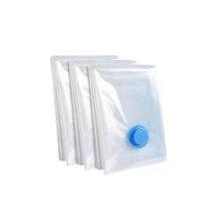3Pcs Vacuum Compression Storage Bags Clothes Sweaters Blankets Quilts with Pump
