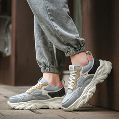 Men's Lace Up Road Running Shoes Lightweight Sport Shoes