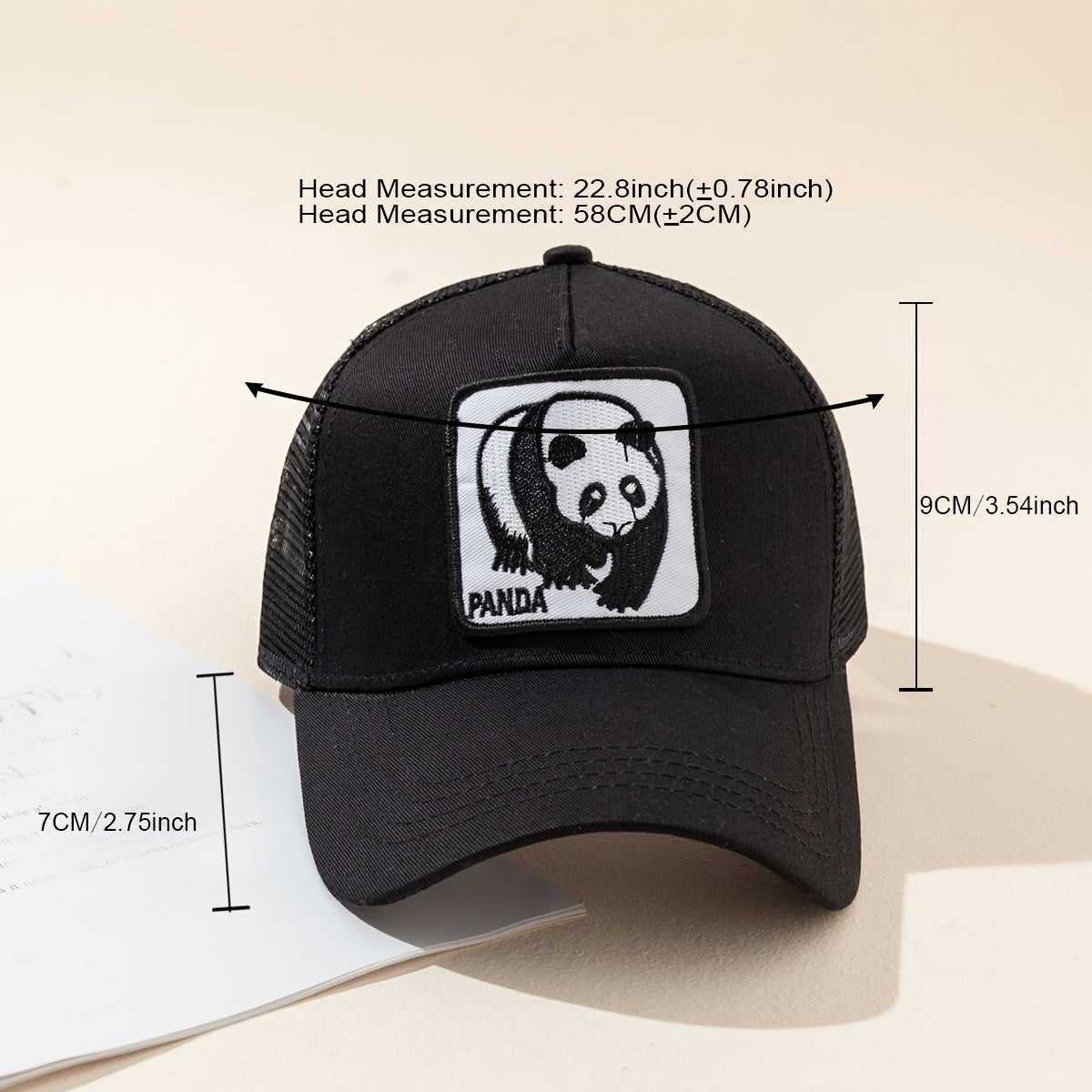 Personality Panda Mesh Trucker Couple Style Baseball Cap