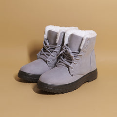 Women's Winter Fleece Lined Snow Boots, Warm and Anti-Slip