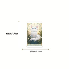 78pcs Cartoon Cat Tarot Series Stickers DIY Creative