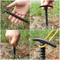 5pcs Windproof Tent Ground Nails Outdoor Camping Tools