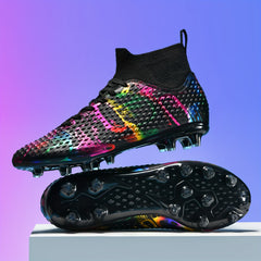 Boys' High Top Non Slip Football Cleat With Spikes