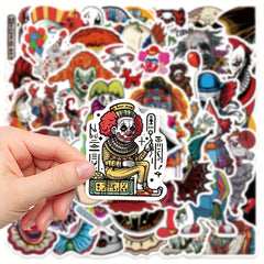 50pcs Clown Series Stickers Laptop Helmet Decorative Stick