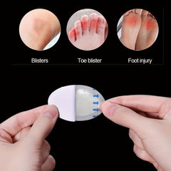 15pcs Waterproof Gel Blister Pads Ultra Thin Cushions for Fingers Toes Heels