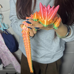 Large Dragon Head Toy - Colorful Plastic