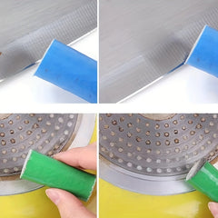 2pcs Stainless Steel Cleaning Magic Bar For Home Kitchen Metal Rust Removal