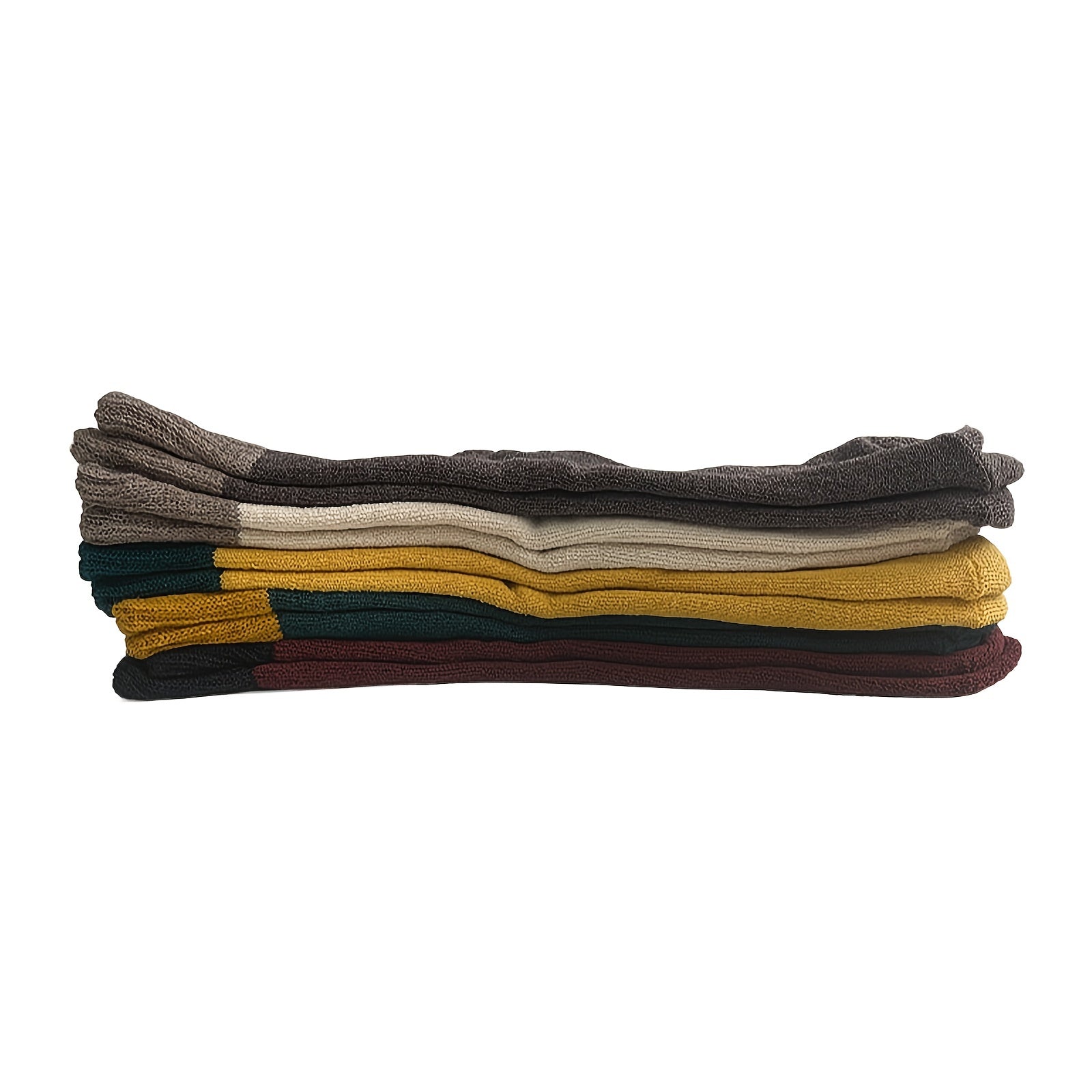 Colorblock Thermal Letter Pattern Mid Tube Socks Women's Stockings