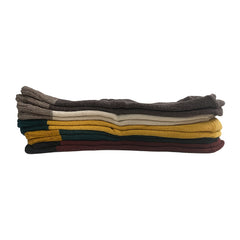 Colorblock Thermal Letter Pattern Mid Tube Socks Women's Stockings
