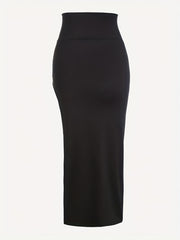 Side Slit Maxi Skirt for Cocktail Party Bar Women's Clothing