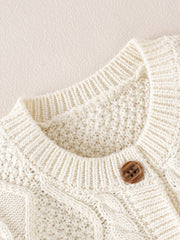 Cotton Baby Suit Boys Knitted Cardigan And Shorts