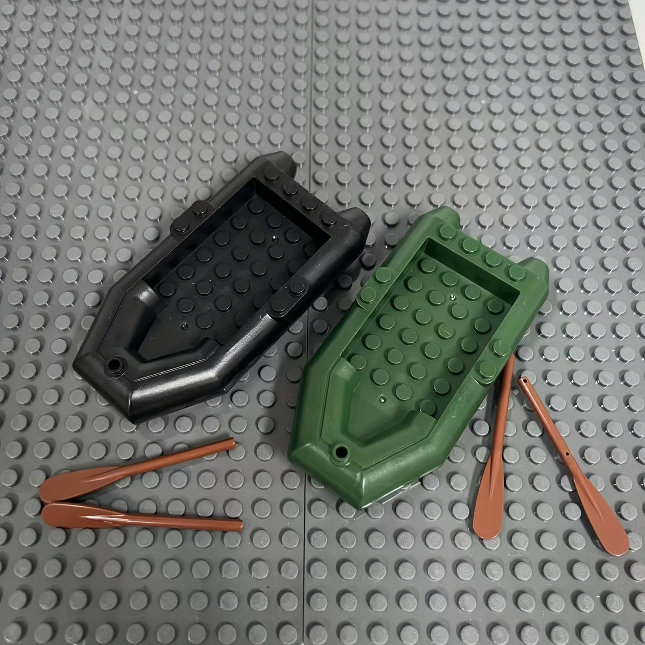 Rubber Boat Building Block Toy Model for Christmas and Halloween