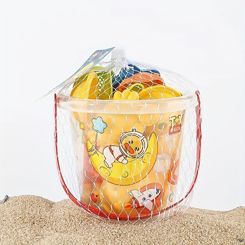 Kids Beach Toy Bucket Set 14pc Fun Water Sand Digging Shovel