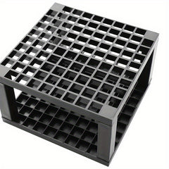 Plastic Pencil & Brush Holder Desk Support Storage Rack, 96 Holes