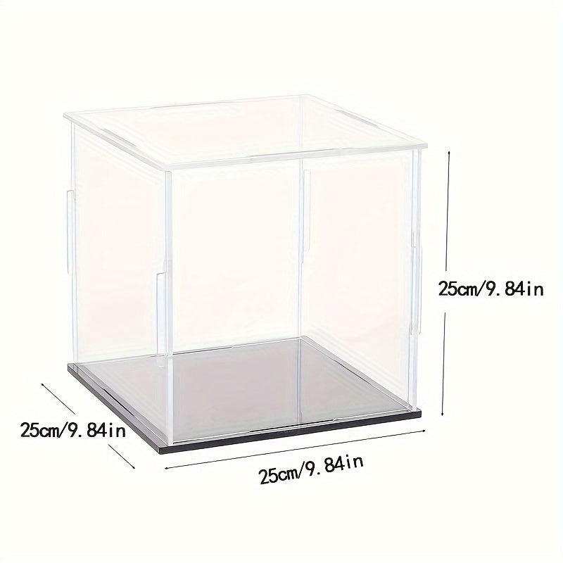 Adhesive Cutting Collection Display Box Acrylic Dustproof Storage