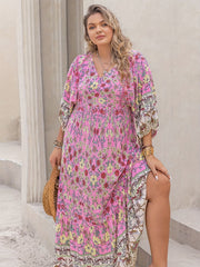 Boho Dress Women's Plus Maxi Dress