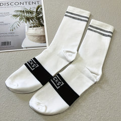 Reflective Breathable Sports Socks for Running Cycling