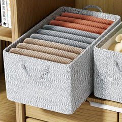 Large Capacity Storage Basket with High Handle Non-woven Fabric Storage Box