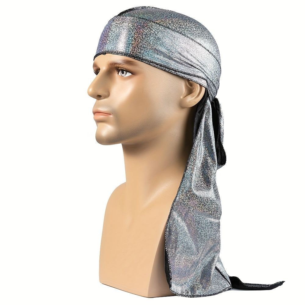 Men's Sparkly Durags Sun Protection Durags