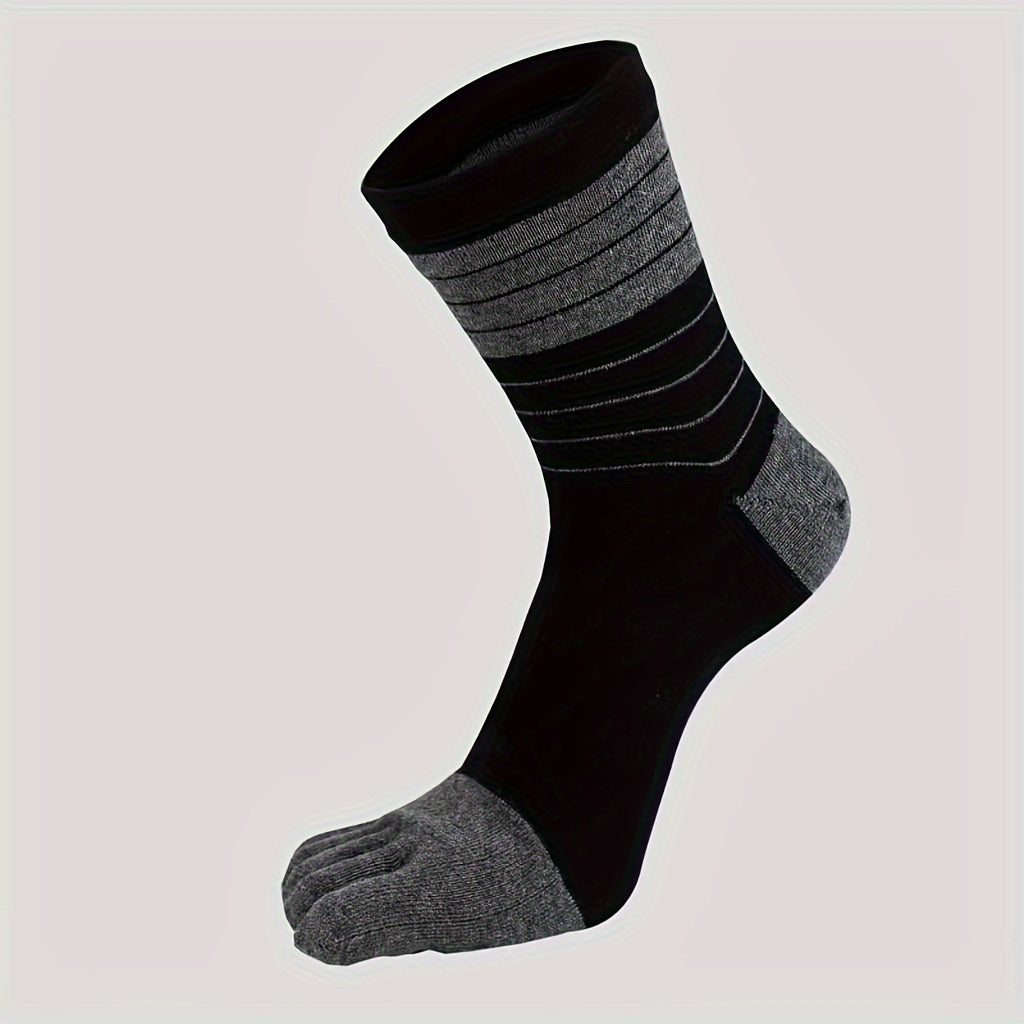 5-Toe Cotton Leisure Sports Socks Unisex 1 Pair