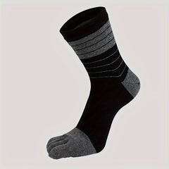 5-Toe Cotton Leisure Sports Socks Unisex 1 Pair