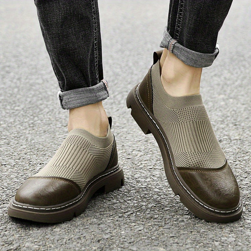 Men's Slip on Loafers Sneakers Athletic Shoes Breathable Walking Shoes