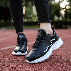 Waterproof Breathable Faux Leather Non Slip Sneakers