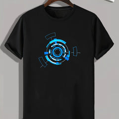 Men's Comfy Sports T shirt Graphic Tee for Fitness Activities