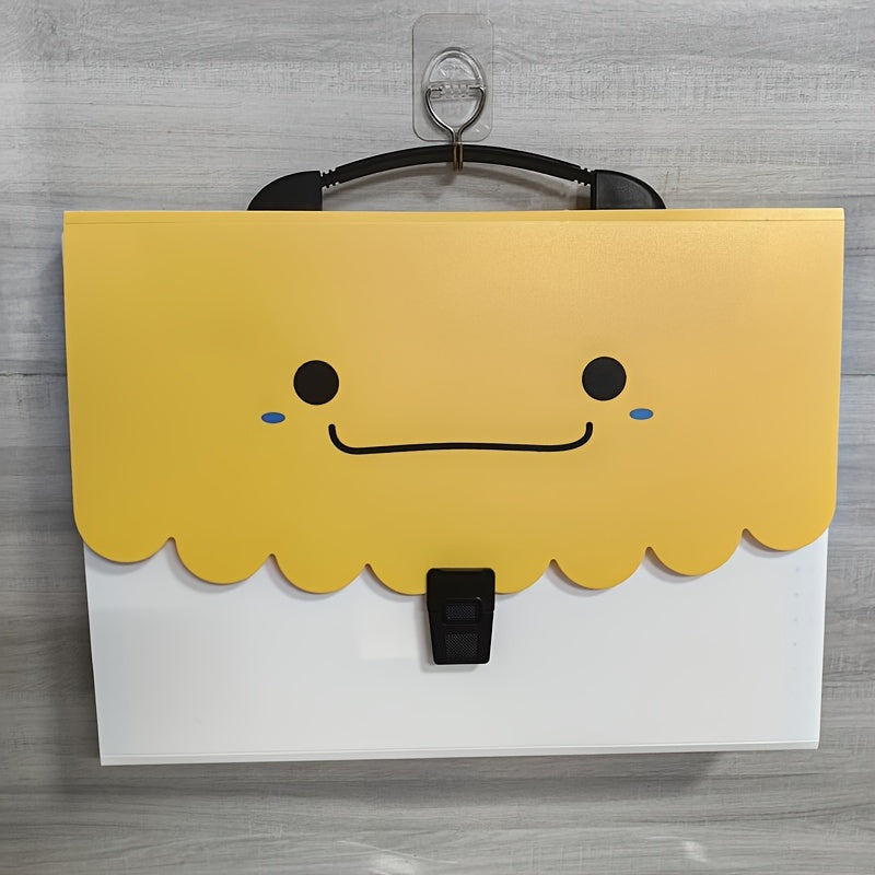 13 Squares Cartoon Pattern Organ Bag Portable File Organizer School