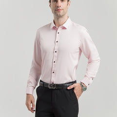 Men's Long Sleeve Casual Lapel Shirt for Spring/Fall