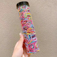 300pcs Colorful Hair Bands Hair Ties Elastic Hair Accessories for Girls Kids
