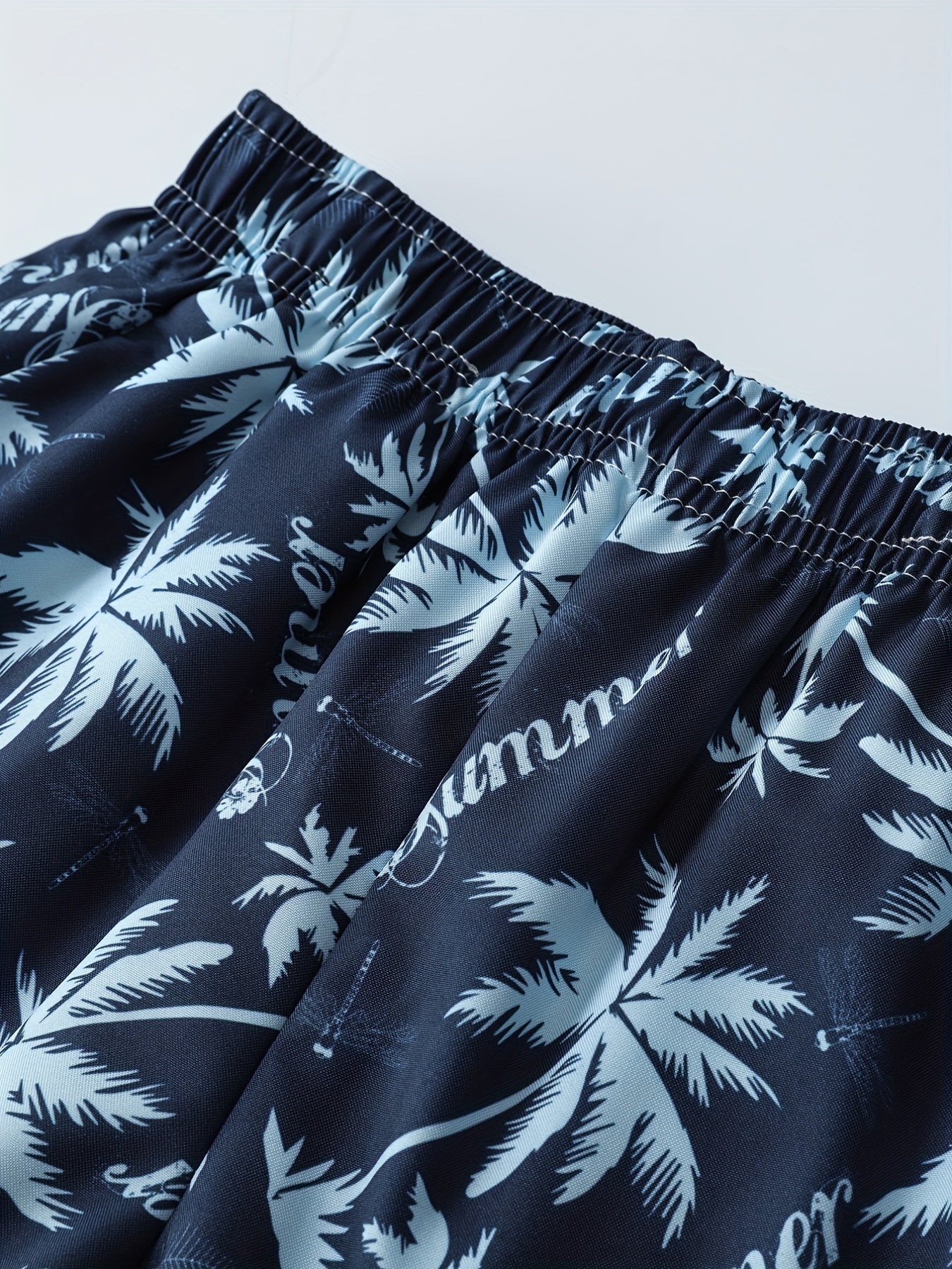 Boys Coconut Trees Casual Shorts for Vacation Beach