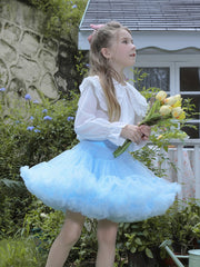 High Waist Elastic Tulle Layered Ballet Dance Skirt