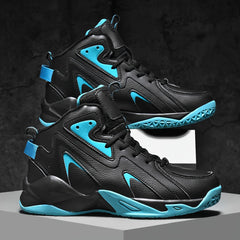 Men's Plush Lined Basketball Shoes Non Slip Sneakers