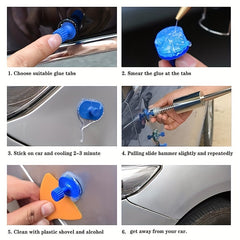 PMMJ Car Dent Remover Tool Paintless Dent Repair Kit Slide Hammer